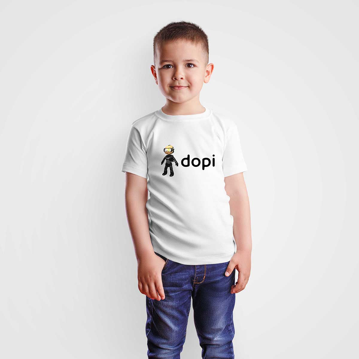 Dopi White Shirt for Kids